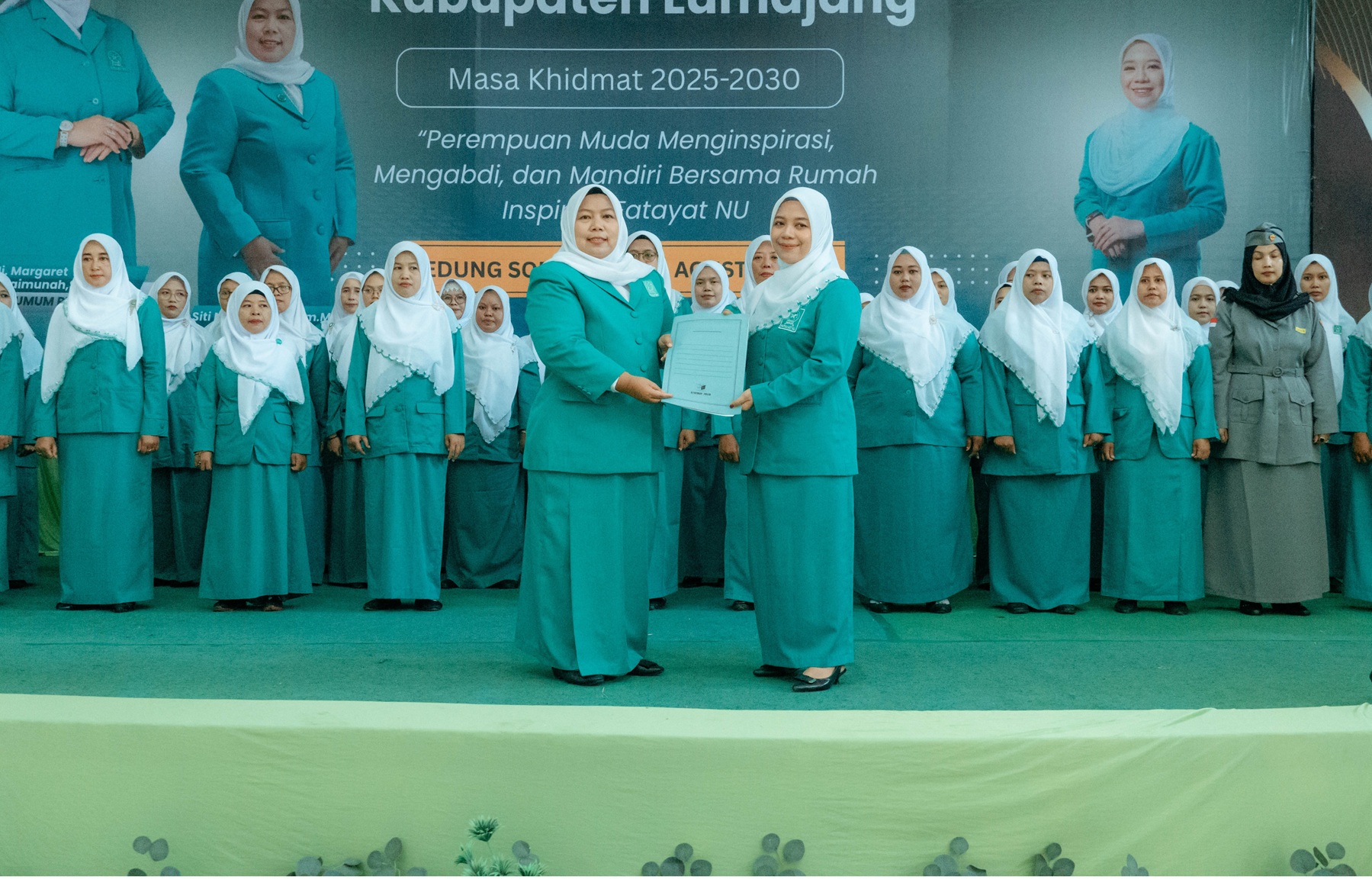 Pelantikan PC fatayat NU Lumajang 2025-2030